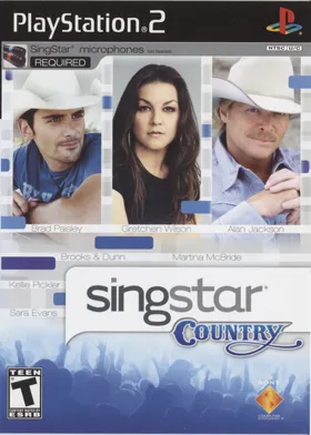 SingStar Country box cover front